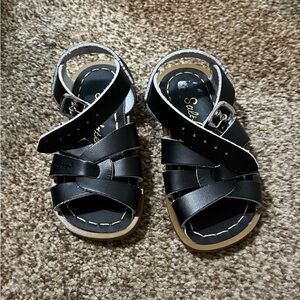 Toddler boy black sandals